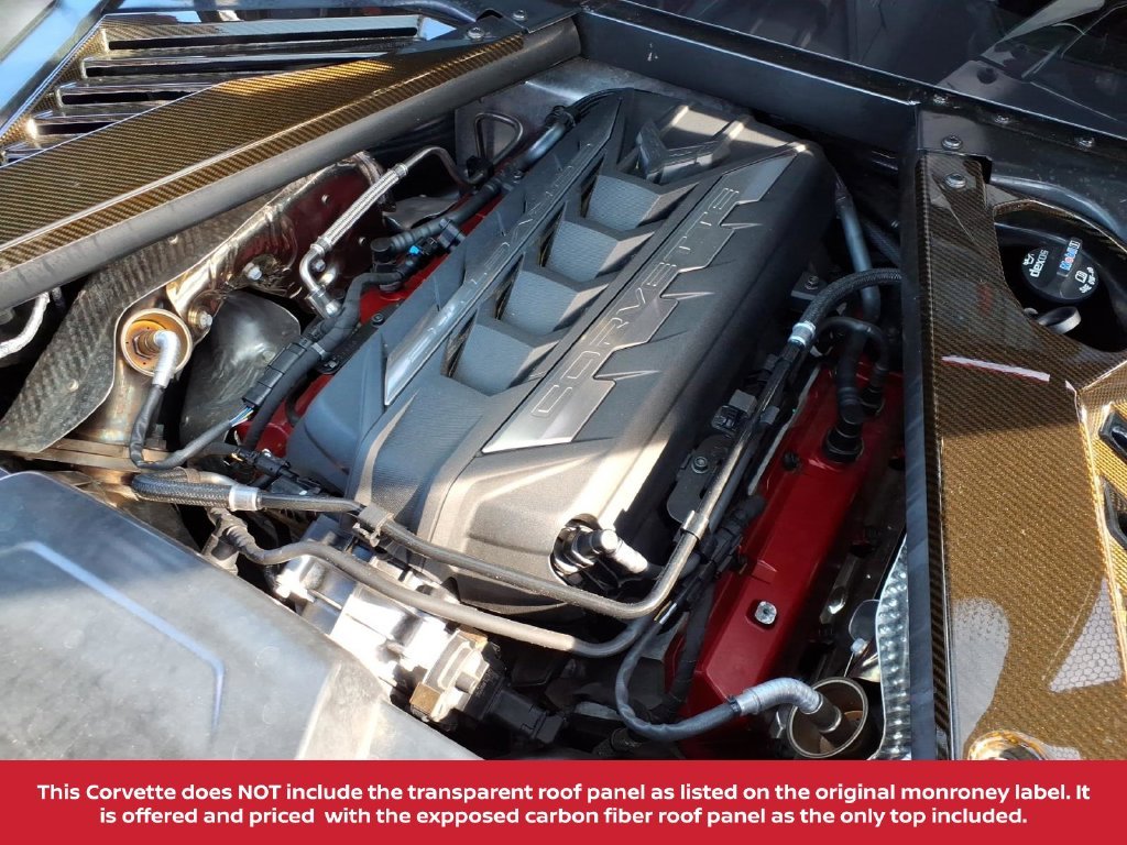 Used 2020 Torch Red Chevrolet Stingray 3lt w/z51, front end lift, carbon fiber roof & more! image 14