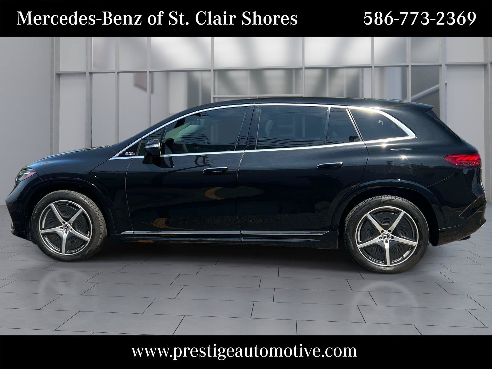 Certified 2023 Mercedes-Benz EQS SUV Base with VIN 4JGDM4EB4PA017505 for sale in St. Clair Shores, MI