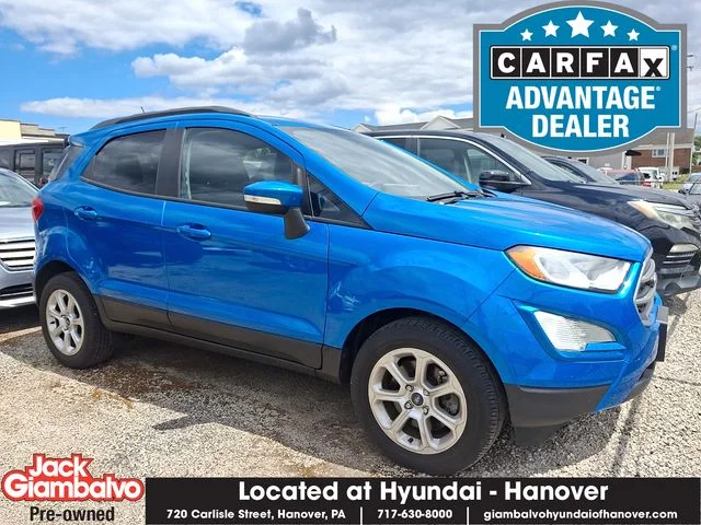 Used 2018 Blue Ford SE image 1