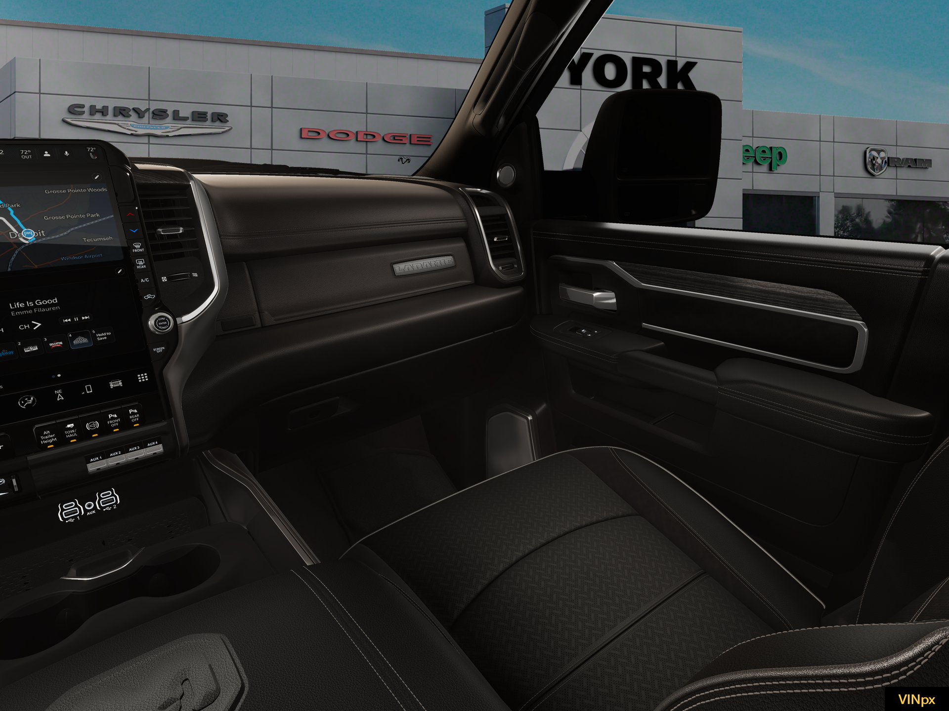New 2026 Diamond Black Crystal Pearl-Coat Exterior Paint RAM LARAMIE image 31