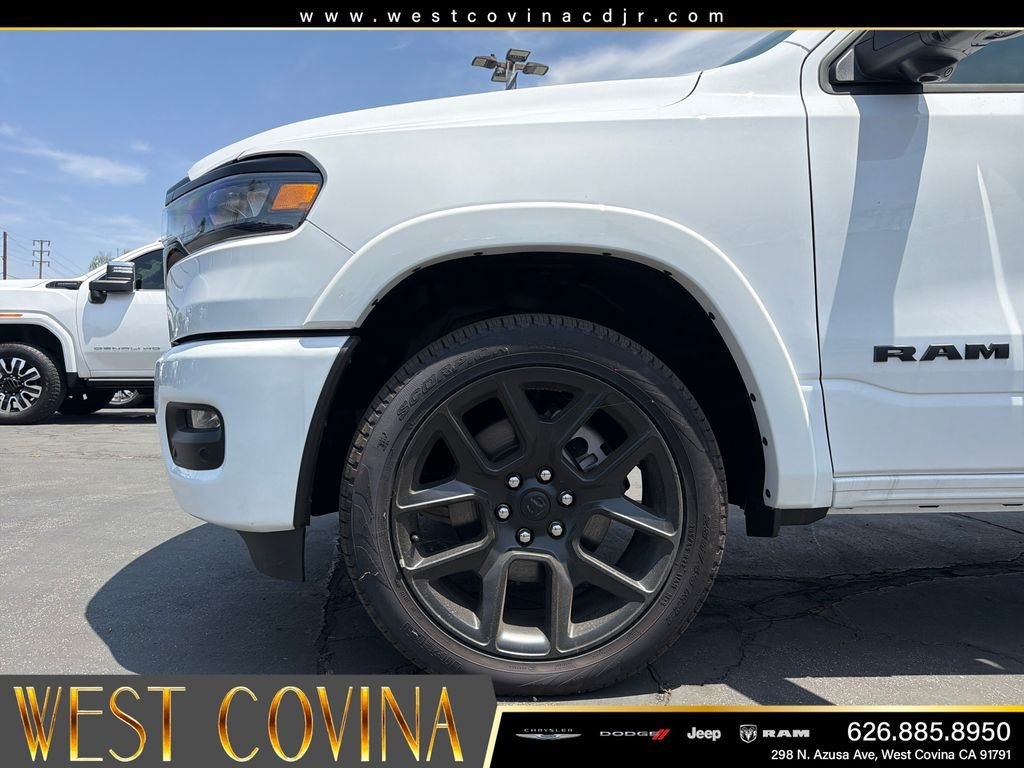 New 2025 Bright White Clear-Coat Exterior Paint RAM Laramie image 21