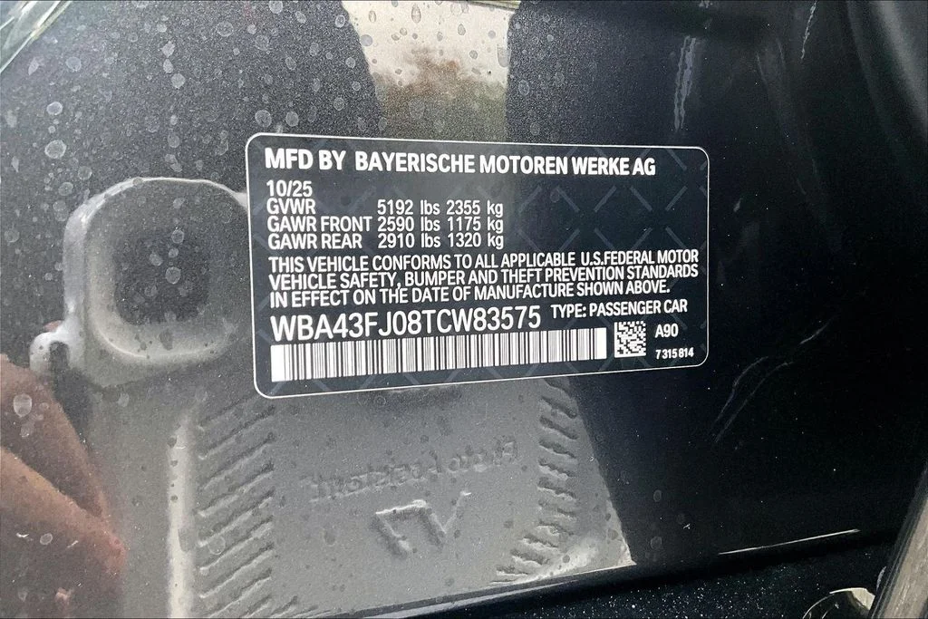 New 2026 BMW 5 Series 530i 4D Sedan