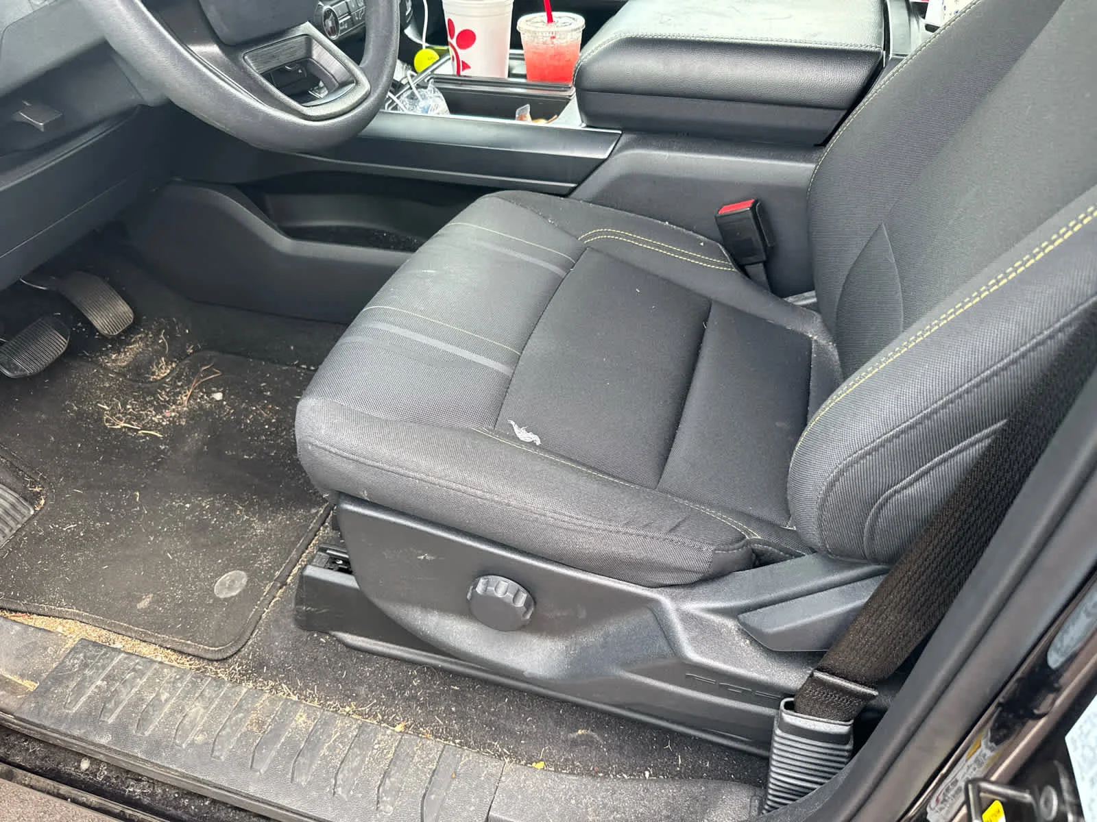 Used 2024 Agate Black Metallic Ford STX image 7