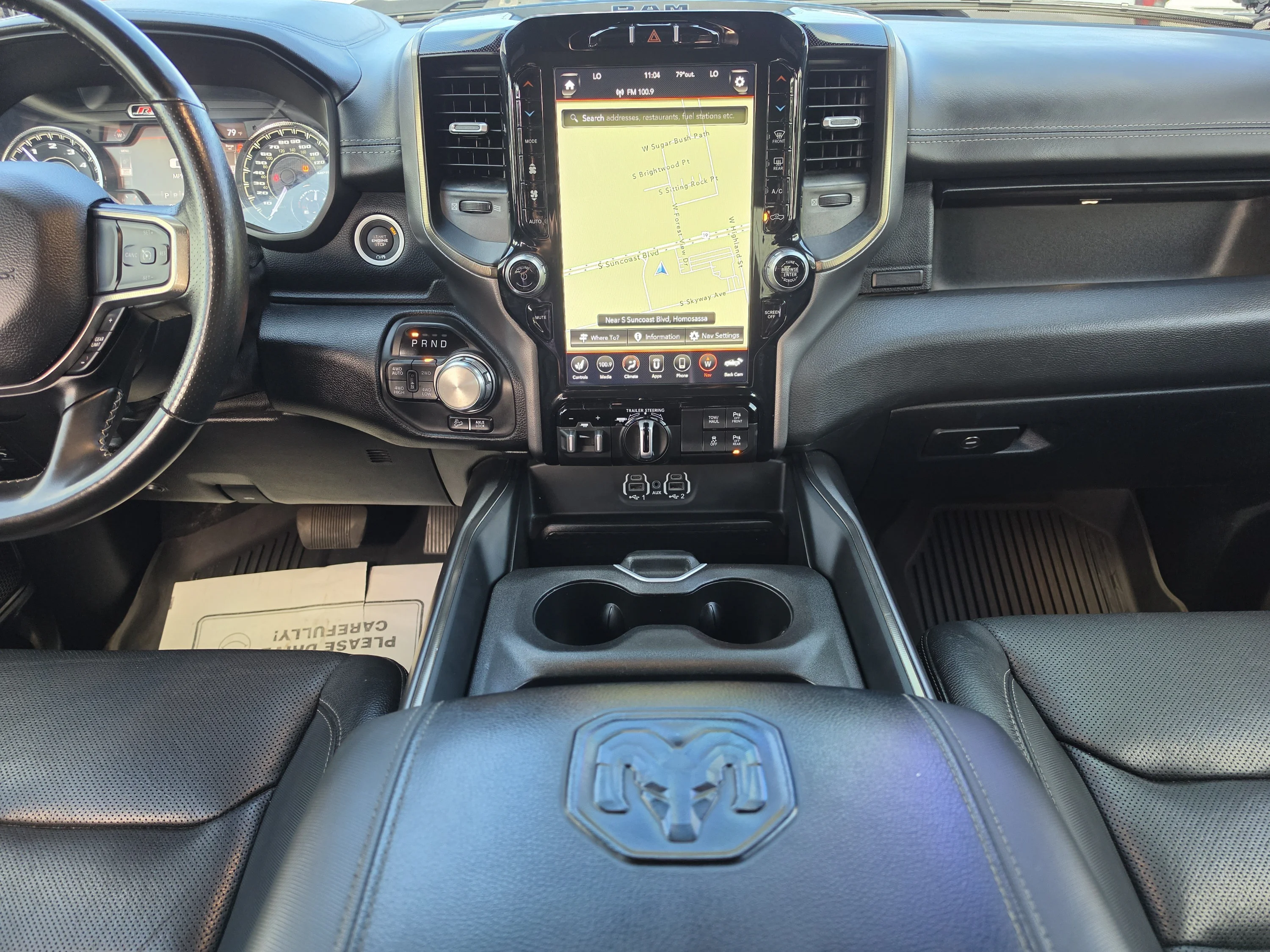 Used 2021 Diamond Black Crystal Pearlcoat Ram Rebel image 21