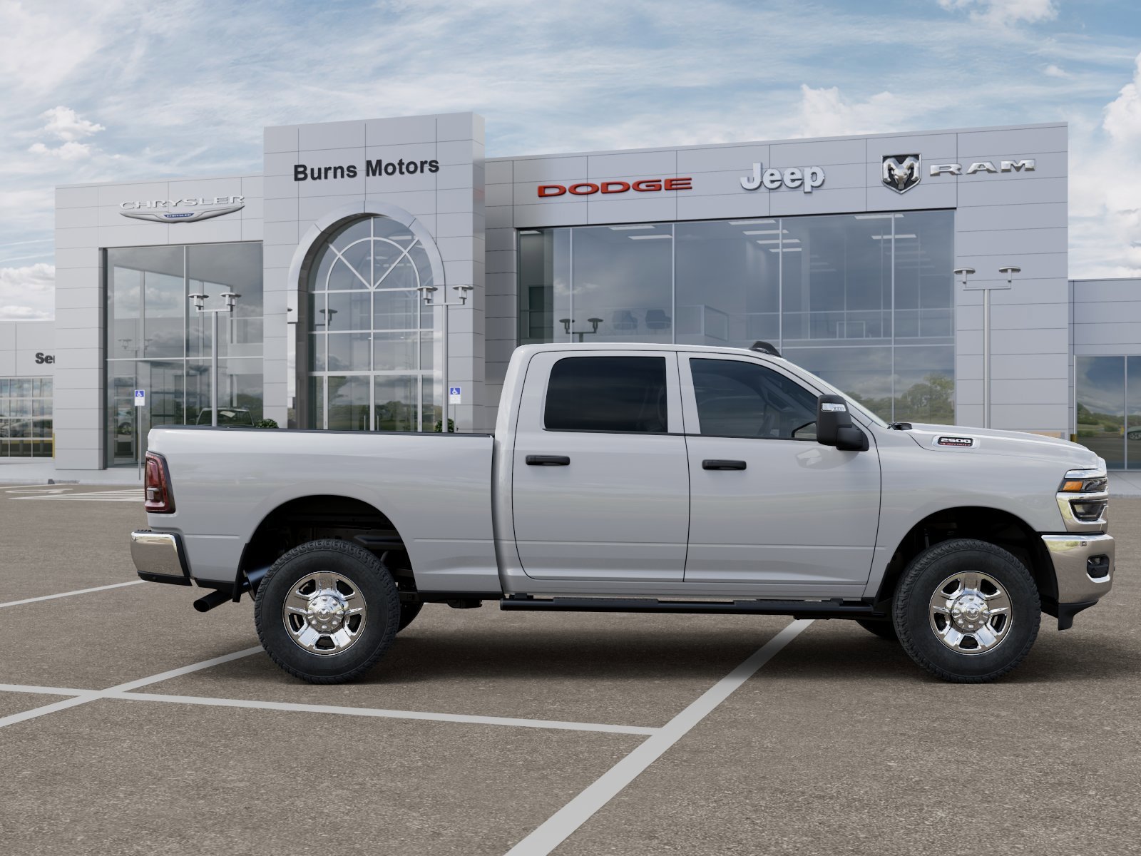New 2026 Bright White Clear-Coat Exterior Paint Ram Tradesman image 21