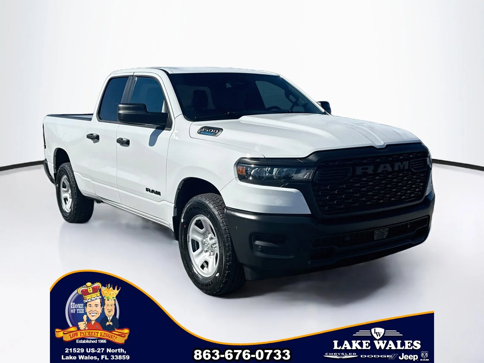 New 2027 Bright White Clear-Coat Exterior Paint RAM TRADESMAN image 1