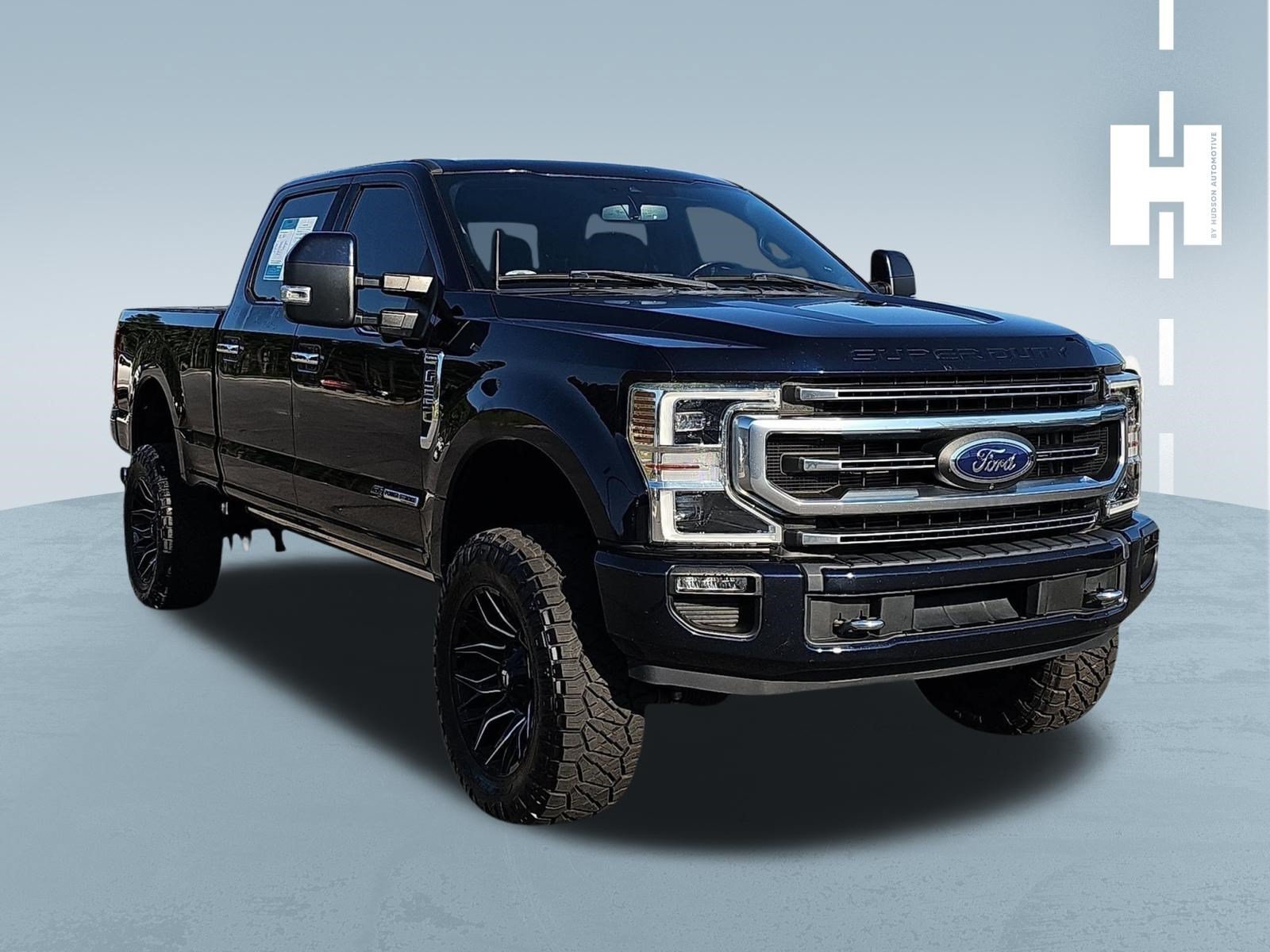 Used 2022 Antimatter Blue Metallic Ford Platinum image 1