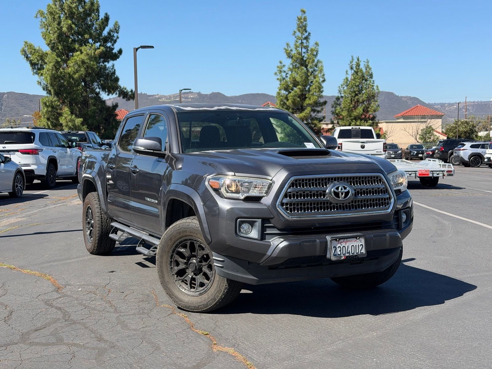 Used 2017 Magnetic Gray Metallic Toyota TRD Sport image 1