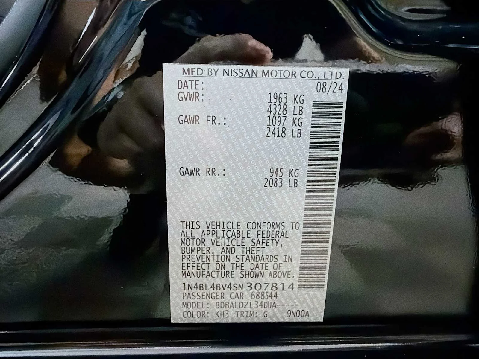 Certified Used 2025 Super Black Nissan S image 27