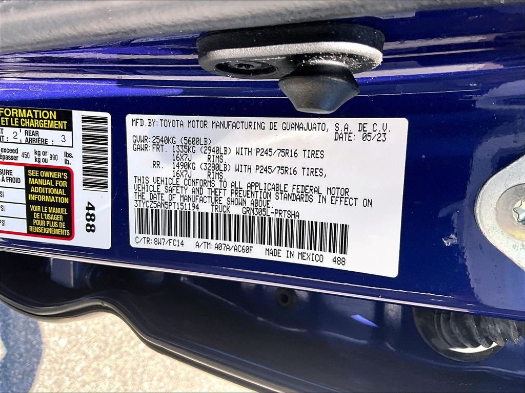Used 2023 Blue Toyota SR5 image 36