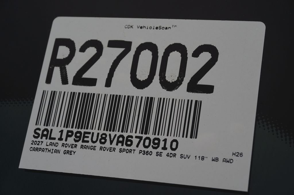 New 2027 Carpathian Grey Land Rover SE image 29