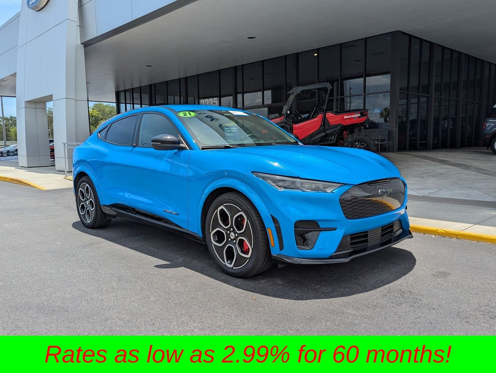 Certified 2021 Ford Mustang Mach-E GT AWD with VIN 3FMTK4SE8MMD99861 for sale in Spring Hill, FL