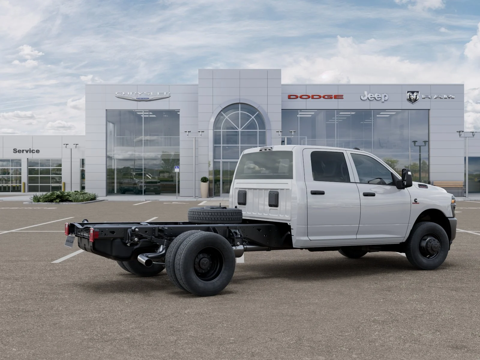 New 2026 Bright White Clear-Coat Exterior Paint RAM Tradesman image 4