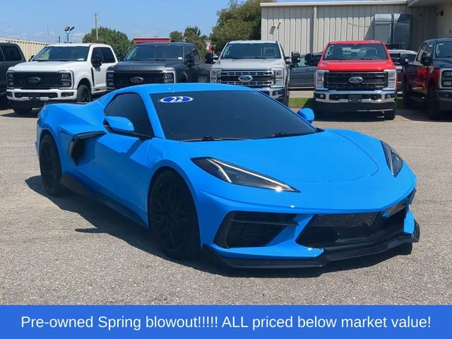 Used 2022 Blue Chevrolet Stingray image 15