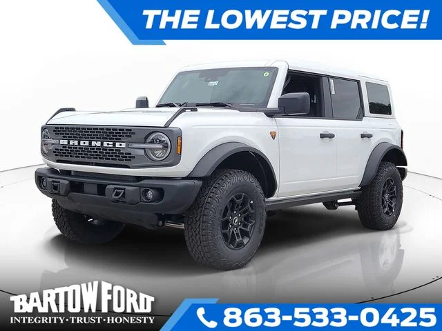 New 2026 Oxford White Ford Badlands image 1