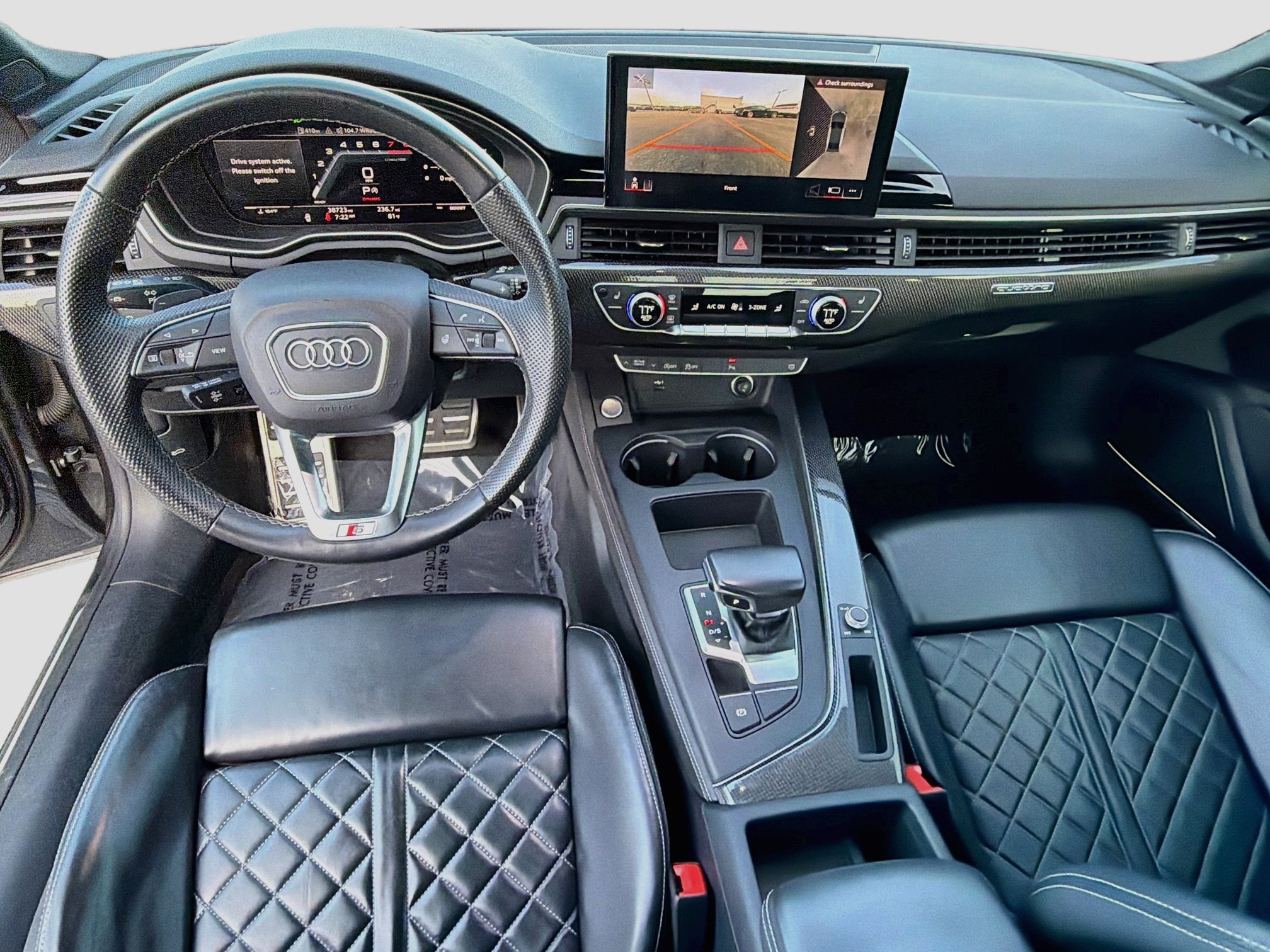 Used 2023 Daytona Gray Pearl Effect/Black Roof Audi Premium Plus image 14