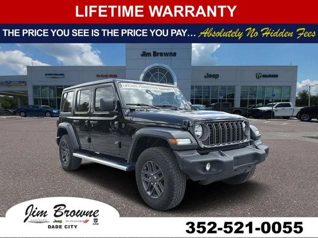 Used 2025 Black Jeep Sport S image 1