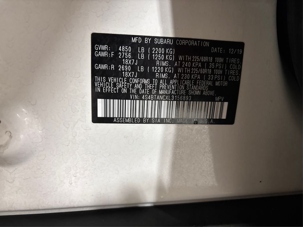 Used 2020 White Subaru Limited image 17