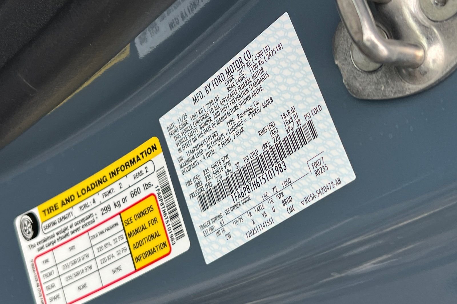 New 2026 Vapor Blue Metallic Ford EcoBoost® Fastback image 25