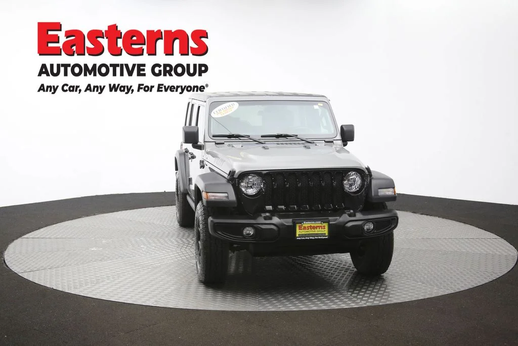 Used 2021 Gray Jeep Unlimited Willys image 49