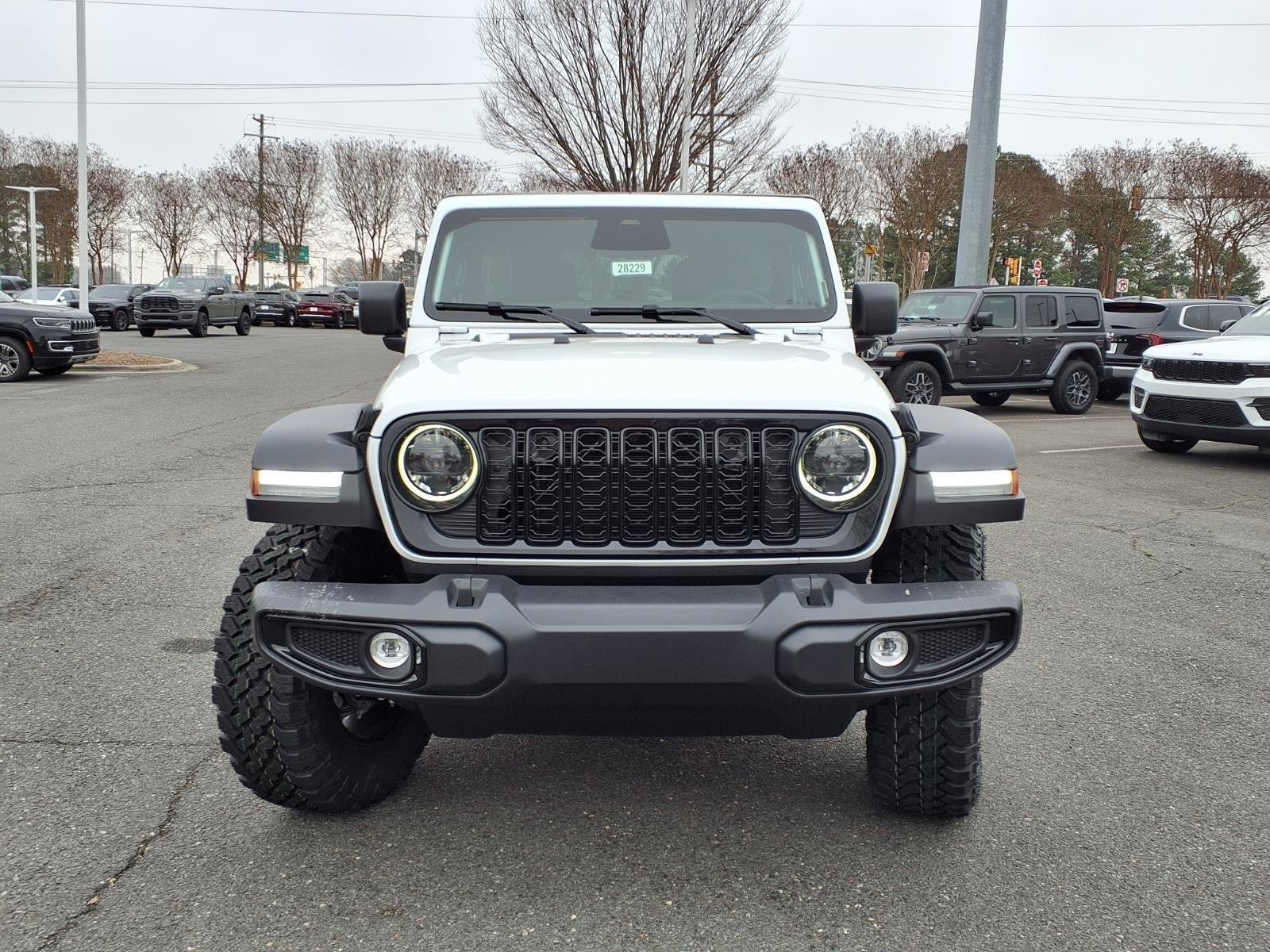 New 2026 Bright White Clear-Coat Exterior Paint Jeep Willys image 7
