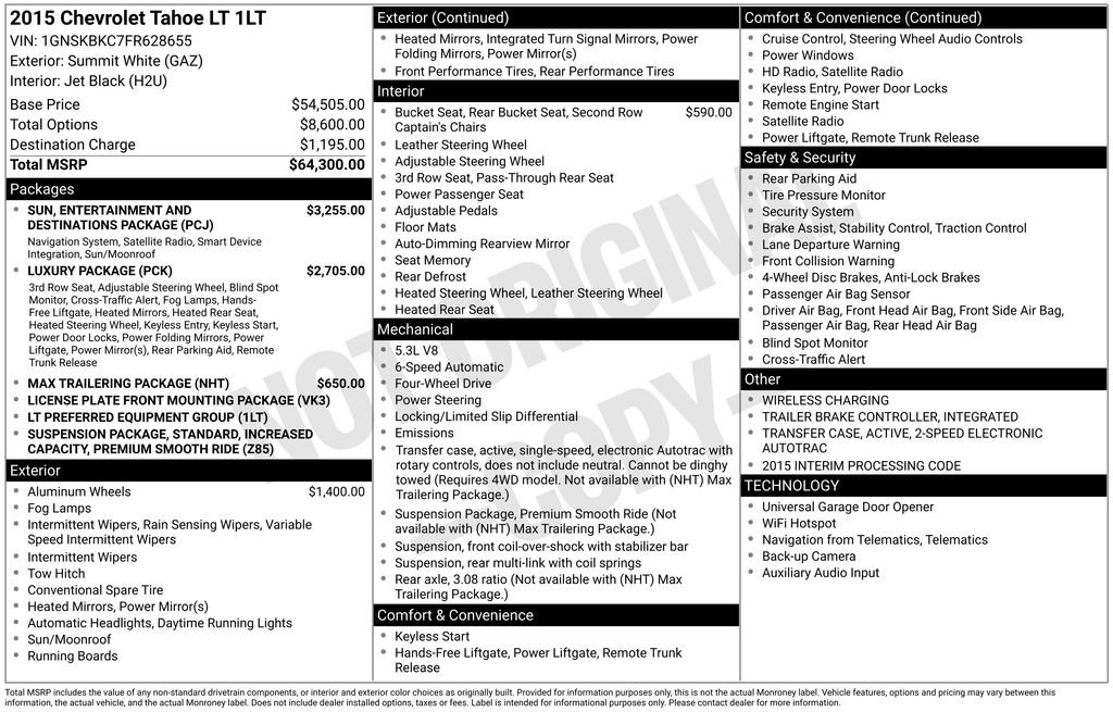 Used 2015 White Chevrolet LT image 14