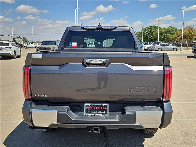 Used 2025 Magnetic Gray Metallic Toyota 1794 Edition (A10) 4x4 CrewMax 5.5 ft. box 145.7 i image 3