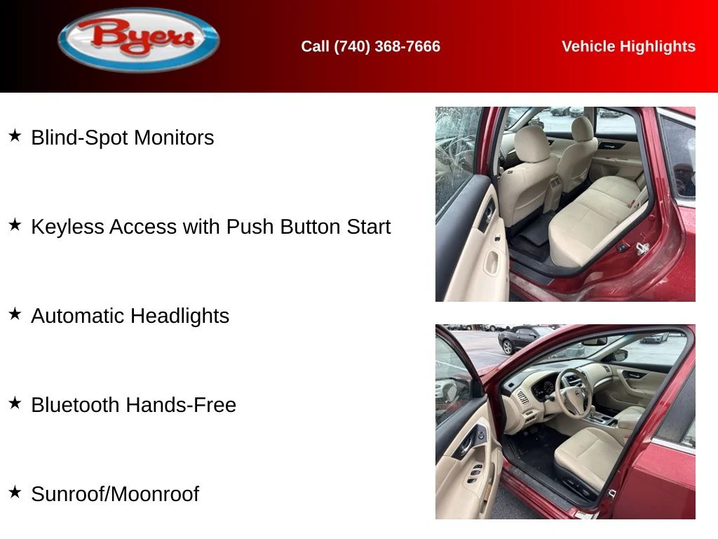 Used 2015 Red Nissan 2.5 SV image 12