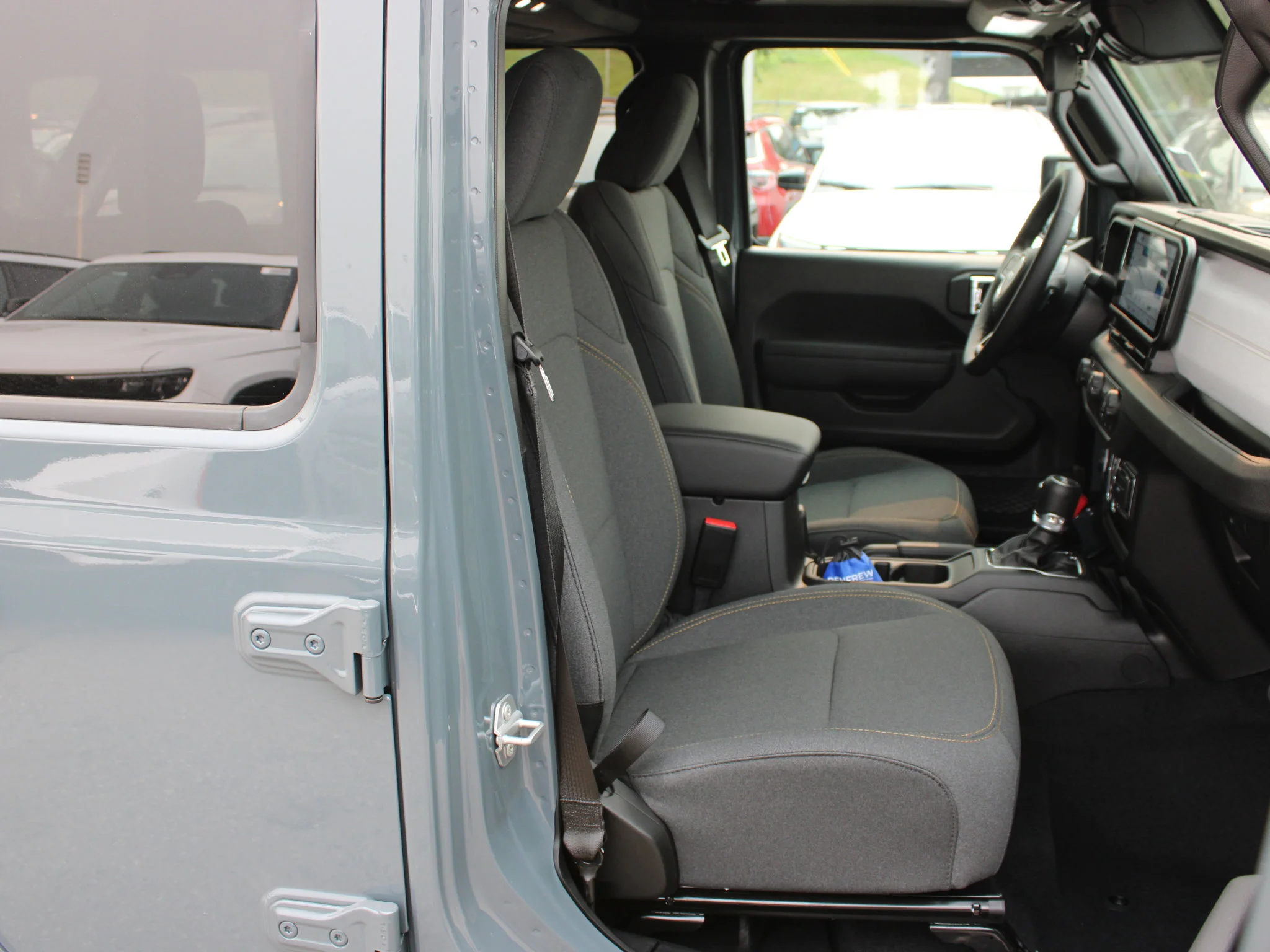 Used 2025 Dark blue Jeep Sport S* 4 Door 4x4, Remote Start, Heated Seats, Safety Group image 9