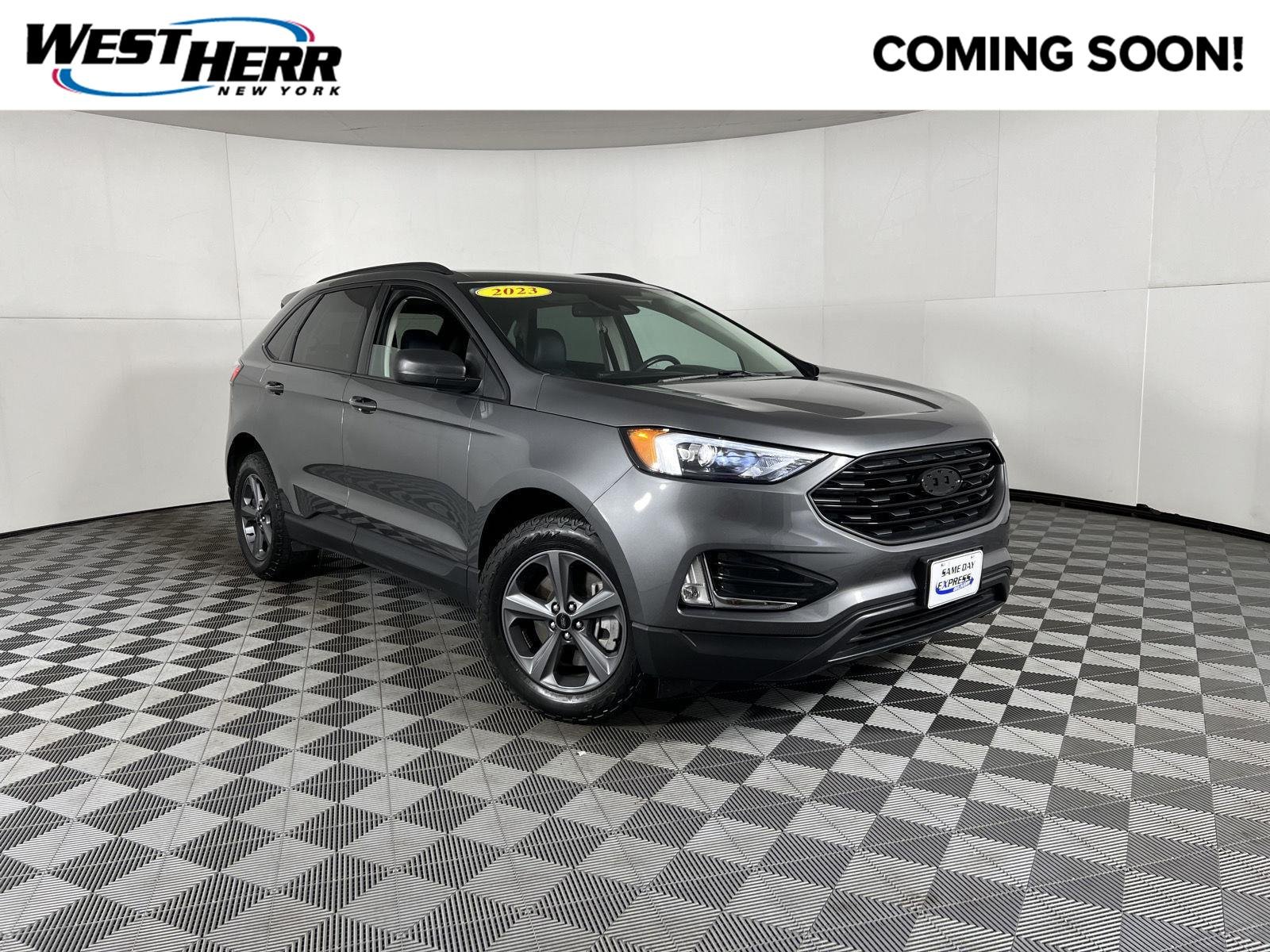 Used 2023 Carbonized Gray Ford SEL image 1