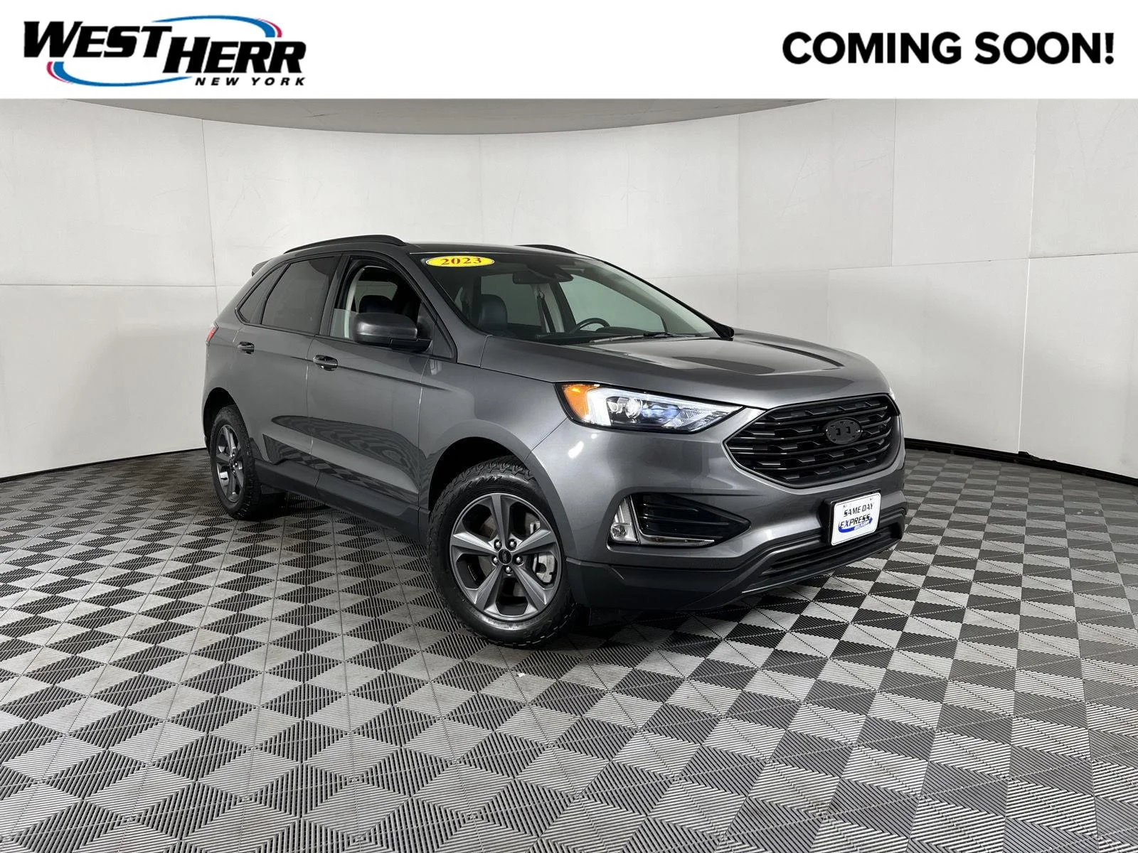 Used 2023 Carbonized Gray Ford SEL image 1