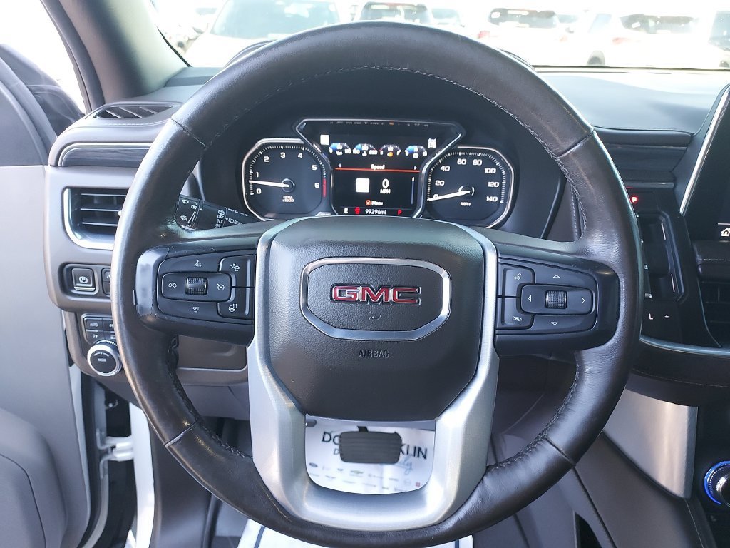 Used 2021 WHITE FROST TRICOAT GMC SLT image 17