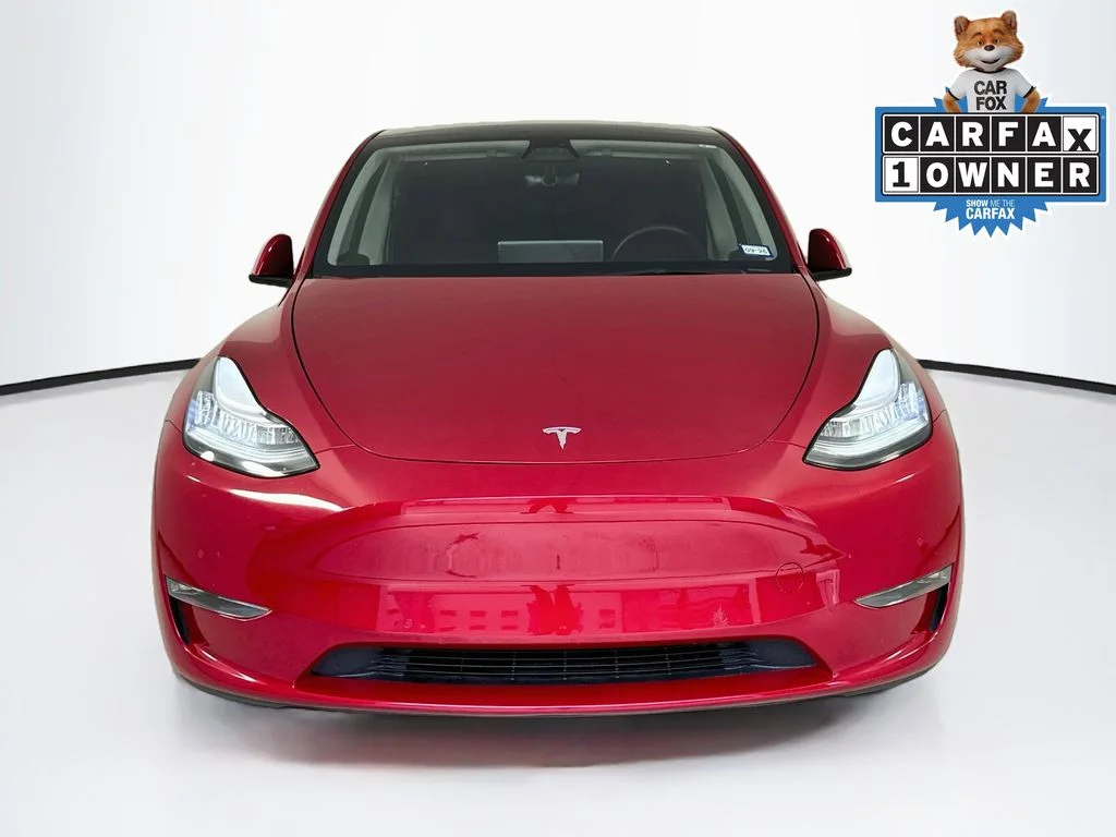 Used 2022 Red Multi-Coat Tesla Long Range image 2