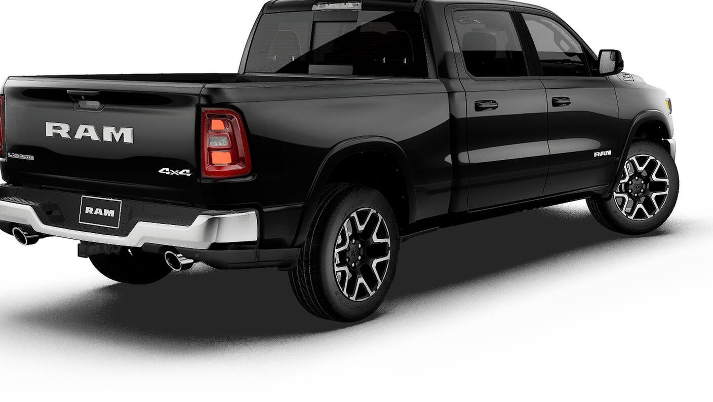 New 2027 Diamond Black Crystal Pearl-Coat Exterior Paint RAM Laramie image 14