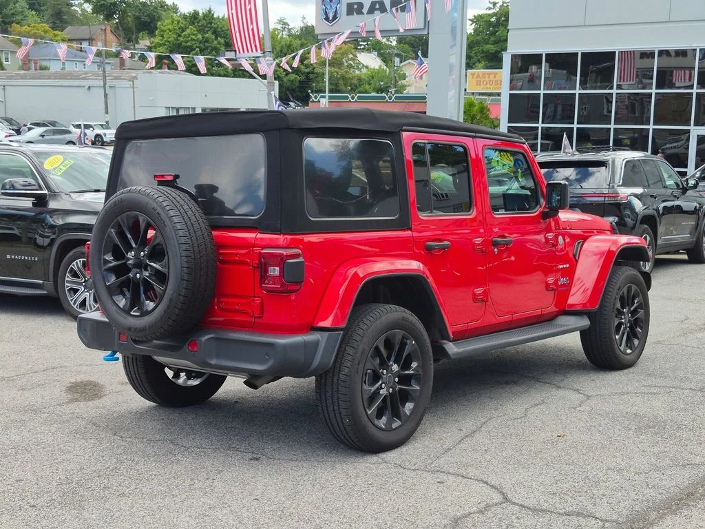 Used 2024 Red Jeep Sahara 4xe image 6