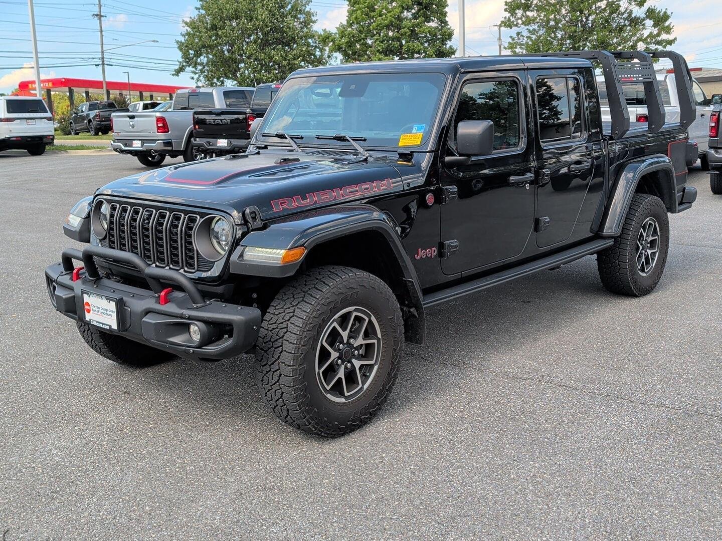 Used 2024 Black Clearcoat Jeep Rubicon image 3