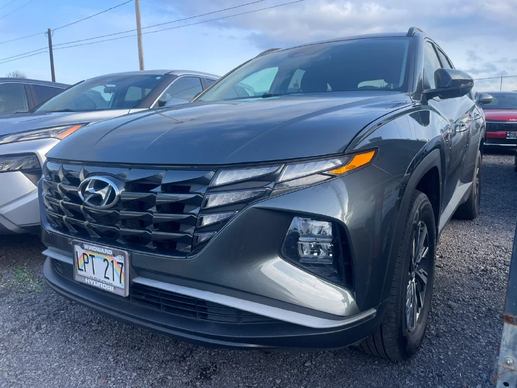 Used 2024 Gray Hyundai Blue image 2