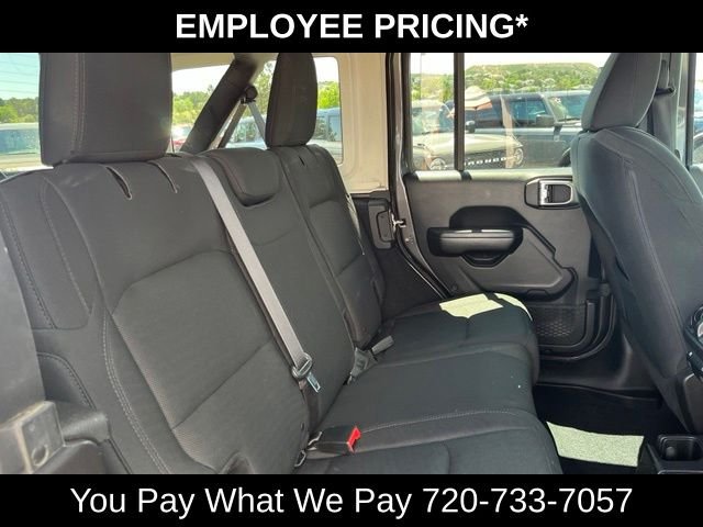 Used 2018 Granite Crystal Clearcoat Metallic Jeep Unlimited Sport S image 26
