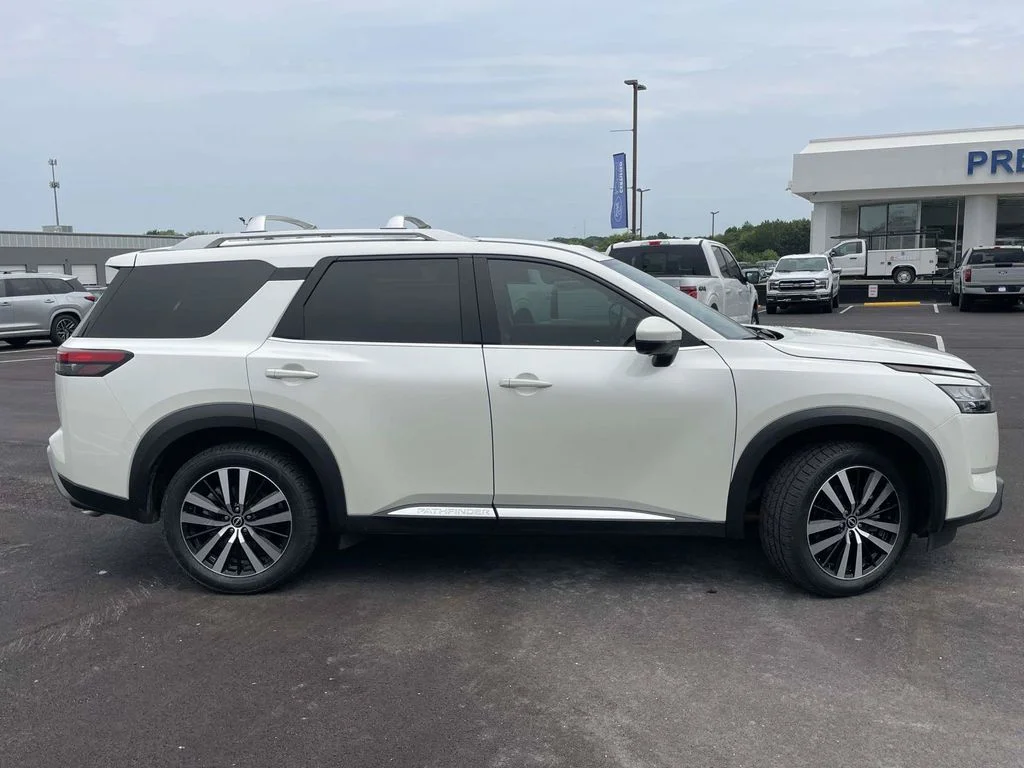 Certified Used 2023 White Nissan Platinum image 2