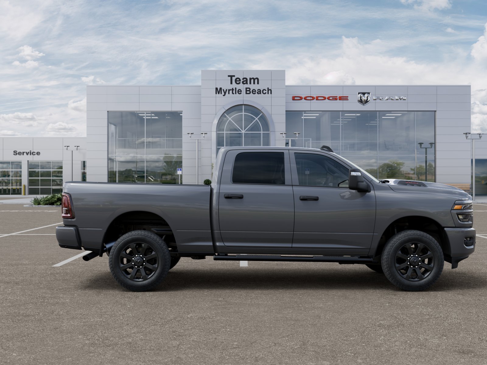 New 2026 Ceramic Gray Clear-Coat Exterior Paint RAM Tradesman image 47
