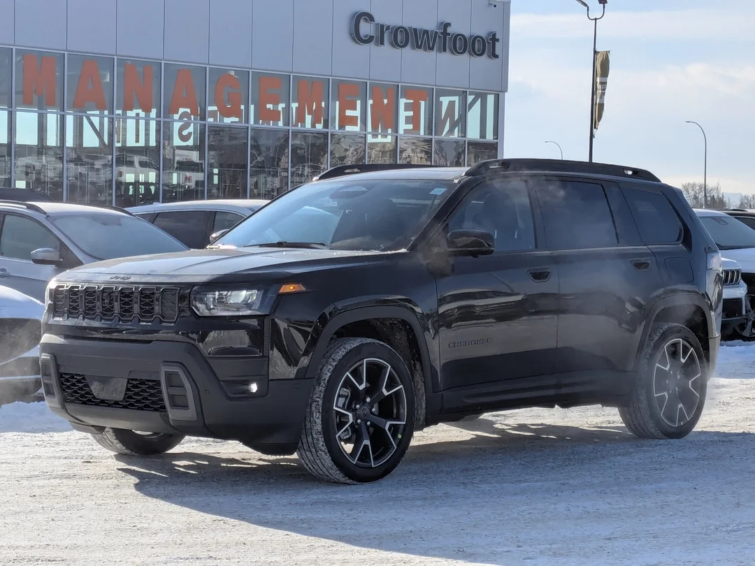 New 2026 Black Jeep Overland - - 4x4 - Surround View - Ventilated Seats - Remote Start & More! image 4