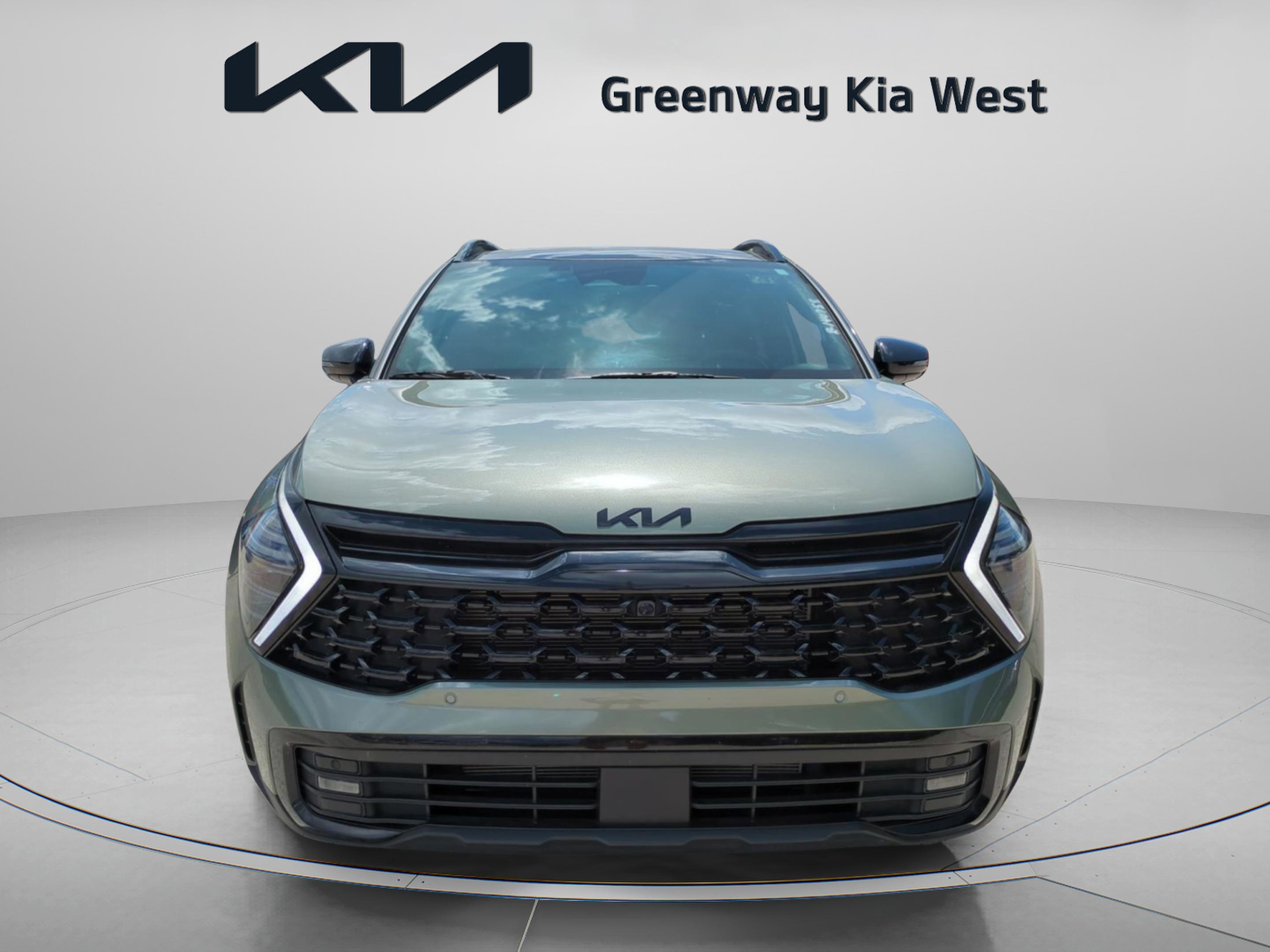 Certified Used 2025 Jungle Green/Ebony Black Roof Kia X-Pro Prestige image 3