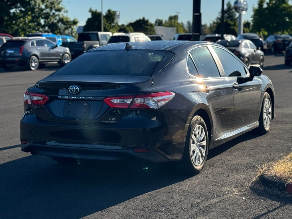 Used 2019 Midnight Black Metallic Toyota LE image 2