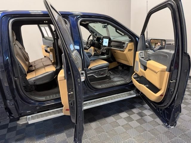 Certified Used 2023 Antimatter Blue Metallic Ford Lariat image 22