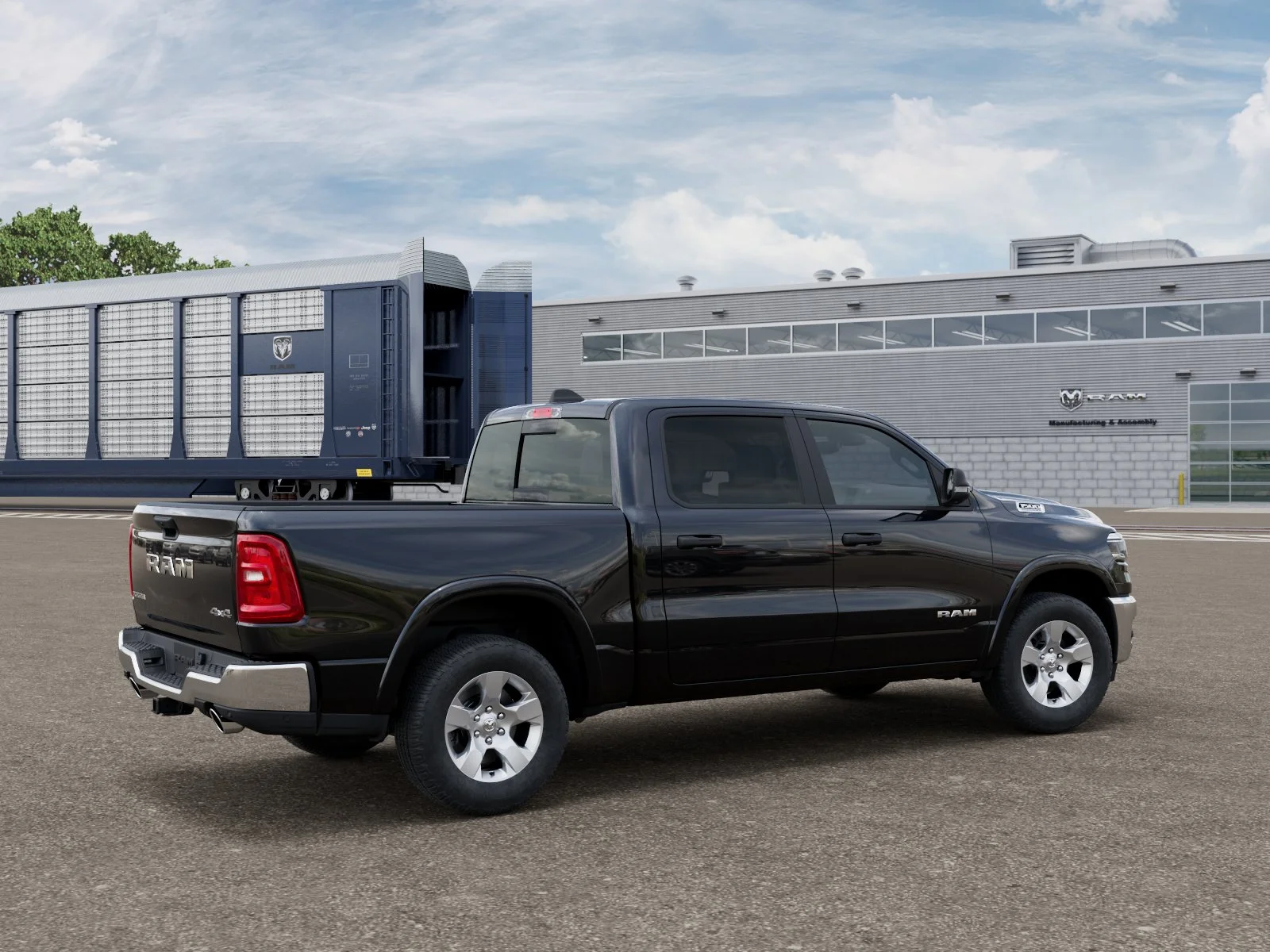 New 2026 Diamond Black Crystal Pearlcoat RAM BIG HORN image 11