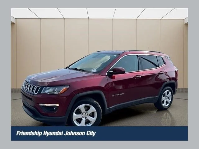 Used 2021 Red Jeep Latitude image 1