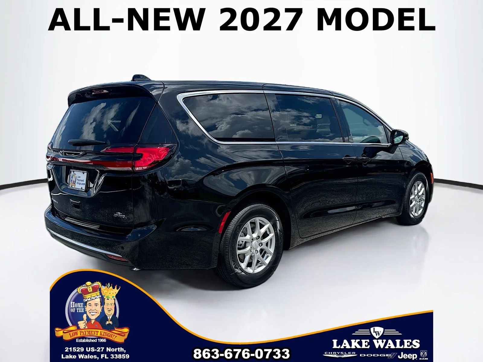 New 2027 Diamond Black Crystal Pearl-Coat Exterior Paint Chrysler  image 6