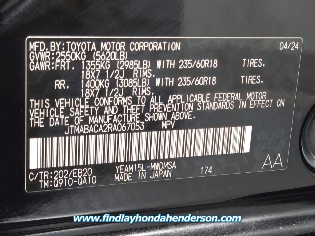 Used 2024 Black Toyota XLE image 14