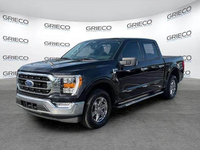 Used 2021 Agate Black Metallic Ford XLT image 3