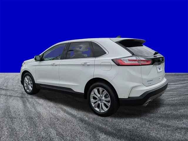 Certified Used 2020 White Metallic Ford Titanium image 6